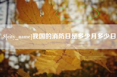 永安我国的消防日是多少月多少日