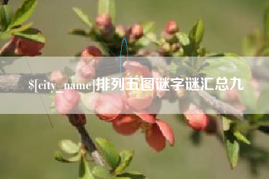 永安排列五图谜字谜汇总九