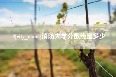永安消防大学分数线是多少