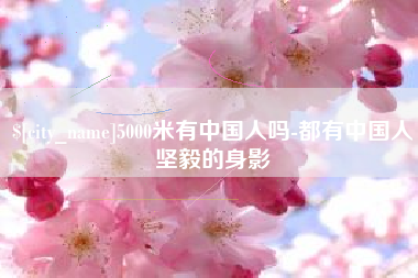 永安5000米有中国人吗-都有中国人坚毅的身影