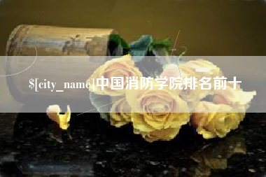 永安中国消防学院排名前十