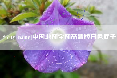 永安中国地图全图高清版白色底子