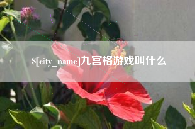 永安九宫格游戏叫什么