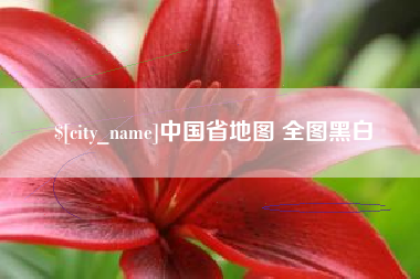 永安中国省地图 全图黑白