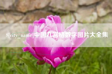 永安中国九宫格数字图片大全集