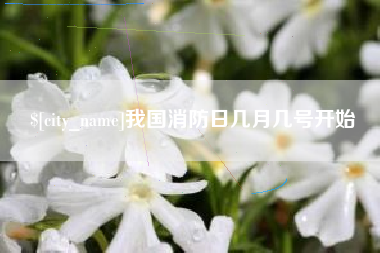 永安我国消防日几月几号开始