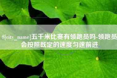 永安五千米比赛有领跑员吗-领跑员会按照既定的速度匀速前进