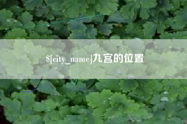 永安九宫的位置