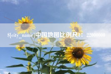 永安中国地图比例尺1：22000000
