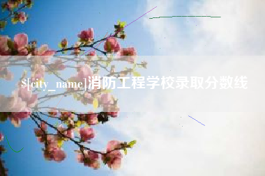 永安消防工程学校录取分数线