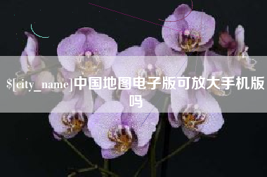 永安中国地图电子版可放大手机版吗