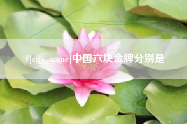 永安中国六块金牌分别是